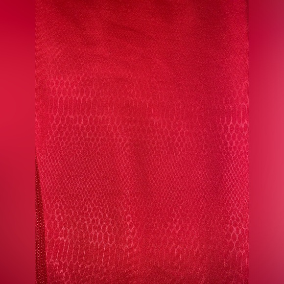 2/$60 Zyia Snakeskin Red Leggings Tights - Picture 2 of 7